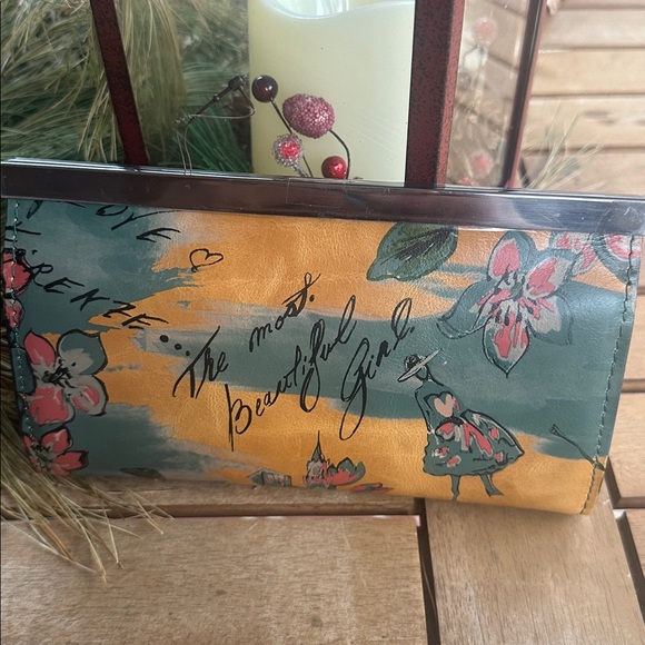 Patricia Nash Floral Wallet - Green and Yellow - Picture 2 of 5